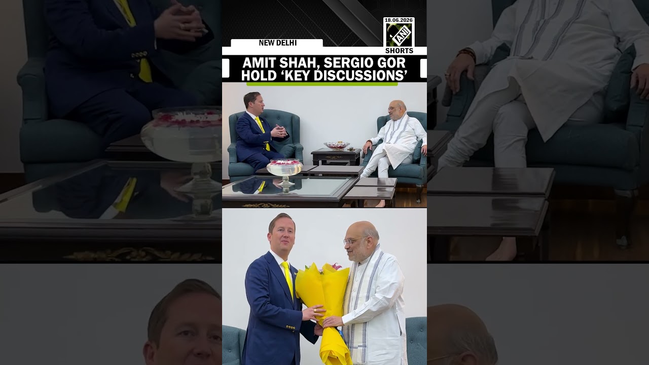 Sergio Gor meets Amit Shah in New Delhi, duo hold key talks over terrorism, drugs, border security