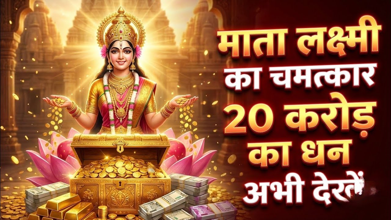 माता लक्ष्मी का चमत्कार 20 करोड़ का धन अभी देखे @MaaLakshmiMiracle 