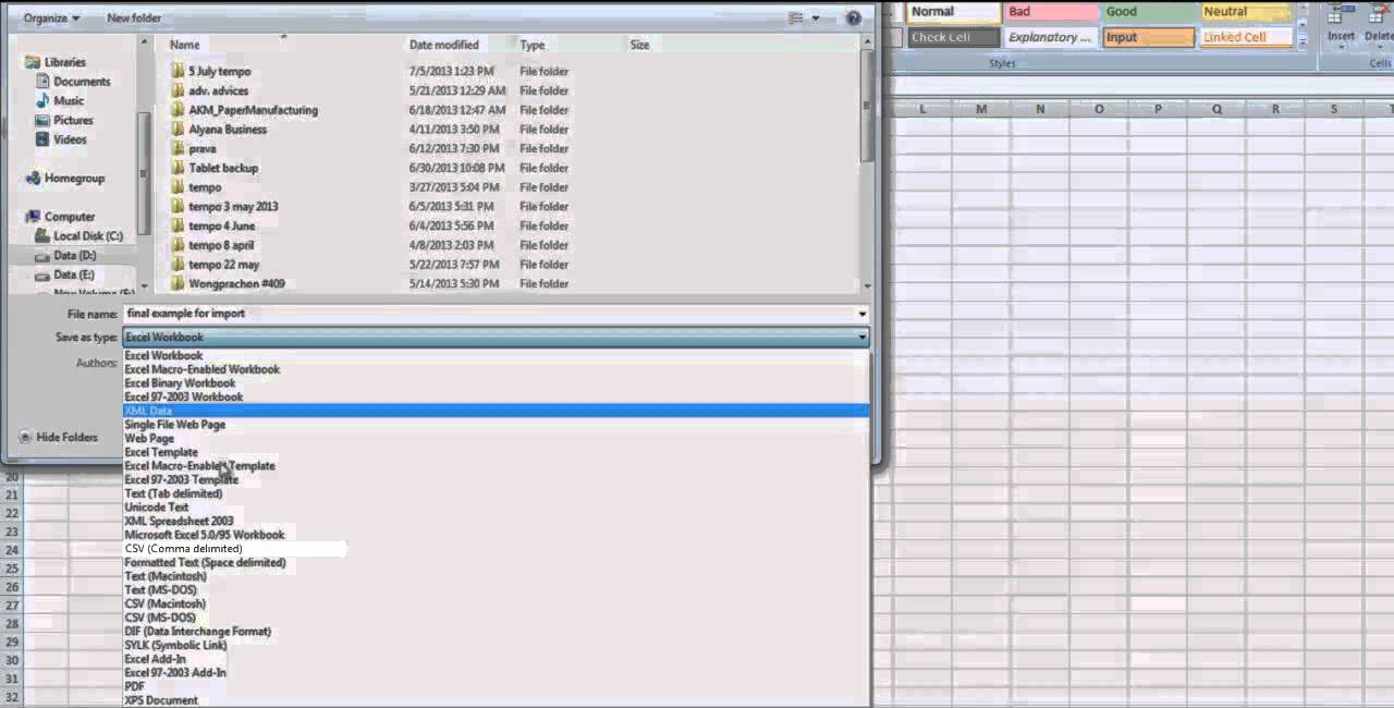 MLDB Import