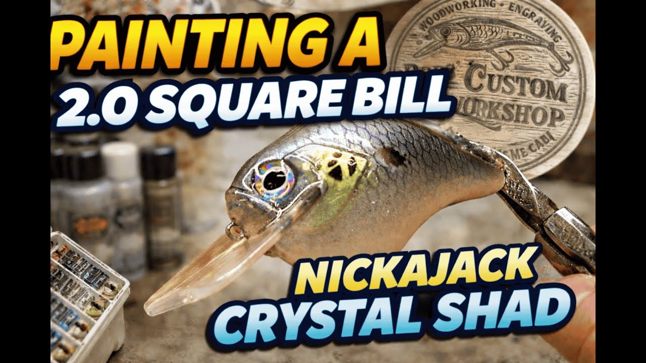 2.0 S-Square bill crystal shad