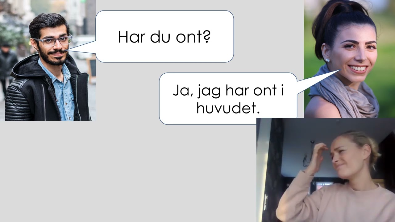 Teckenspråk SFI A. Hur mår du?