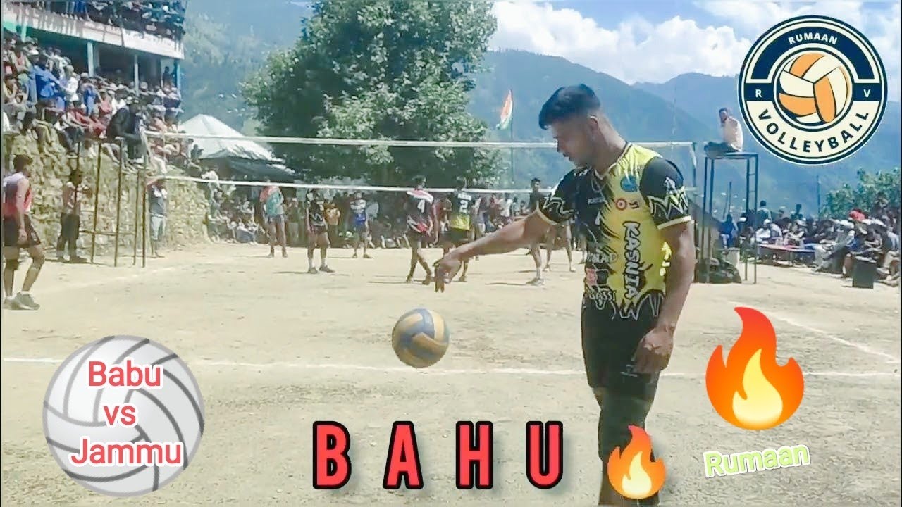 bahu vs kugu || brown munde kashmir v/s lions jammu || full Volley ball match #rumaanvolleyball