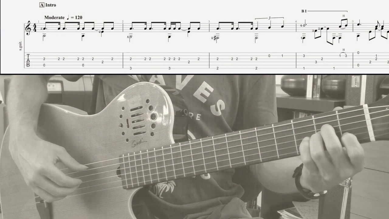 While My Guitar Gently Weeps - The Beatles (Fingerstyle guitar + TAB)