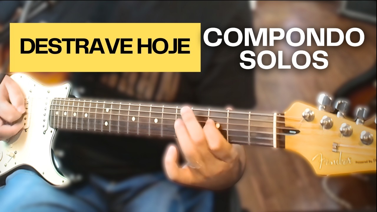 Como construir solos de guitarra (pare de subir escalas)