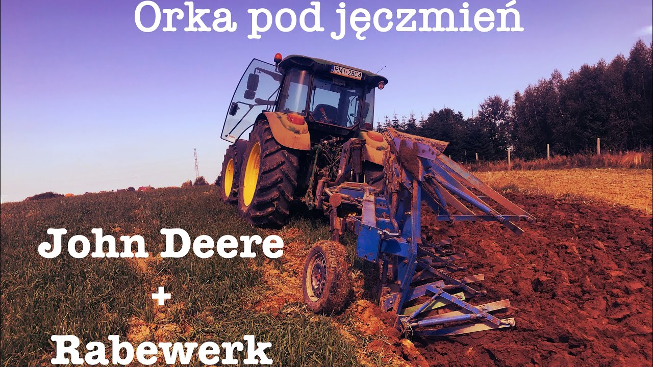 John Deere 6095Mc+ Rabewerk Supertaube. Czyli orka pod jęczmień #Vlog