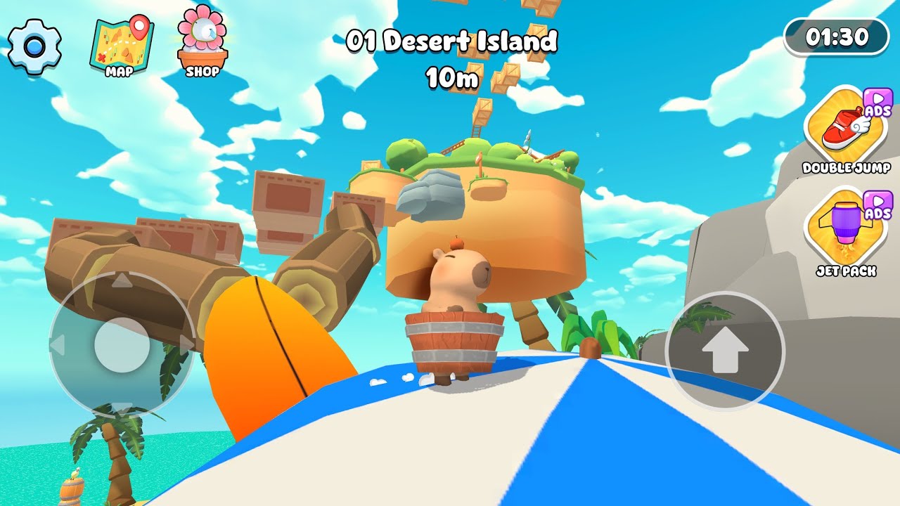 Only Capybara: Parkour Up W & E Studio HD Gameplay Android 2024