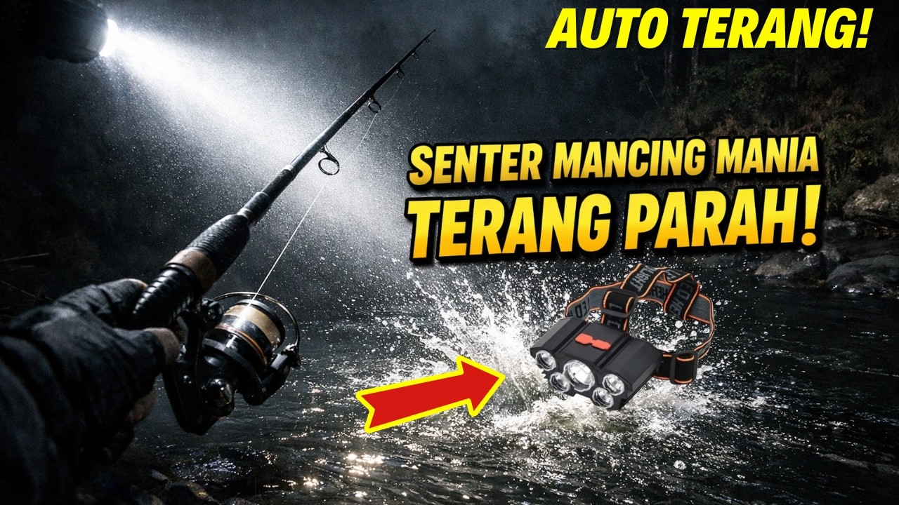 5 Senter Kepala Mancing Terbaik 2026 (Cuma 100 Ribuan!)