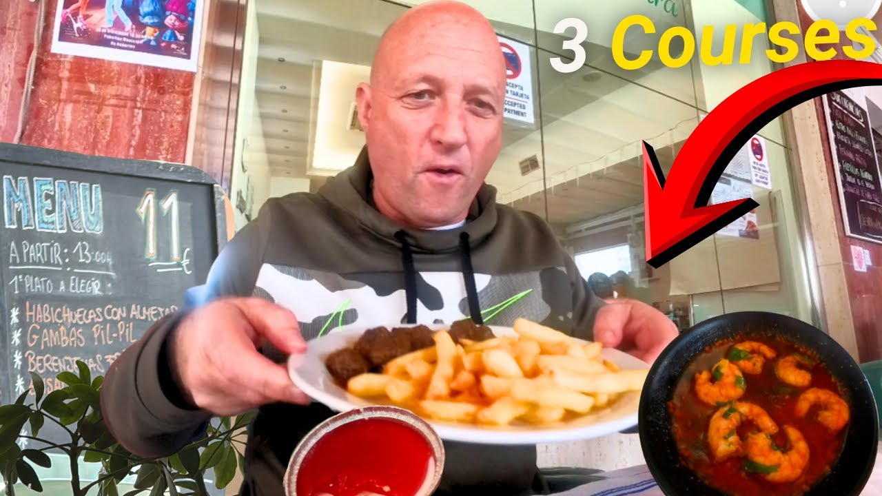 11 Euro Meal on the Costa del Sol - Tell me was it worth it?