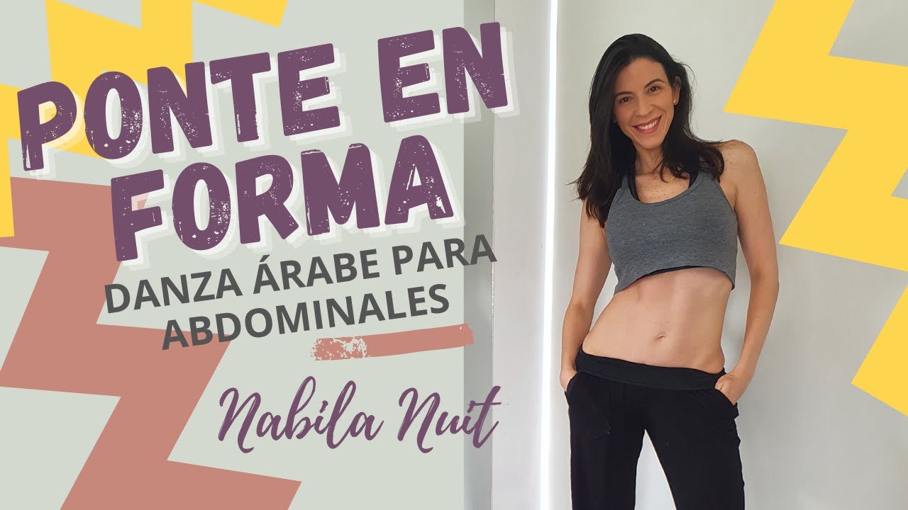 ABDOMINALES DE PIE PARA APLANAR ABDOMEN Y REDUCIR CINTURA Bailando Danza Árabe 💪🔥💃 #BELLYDANCE