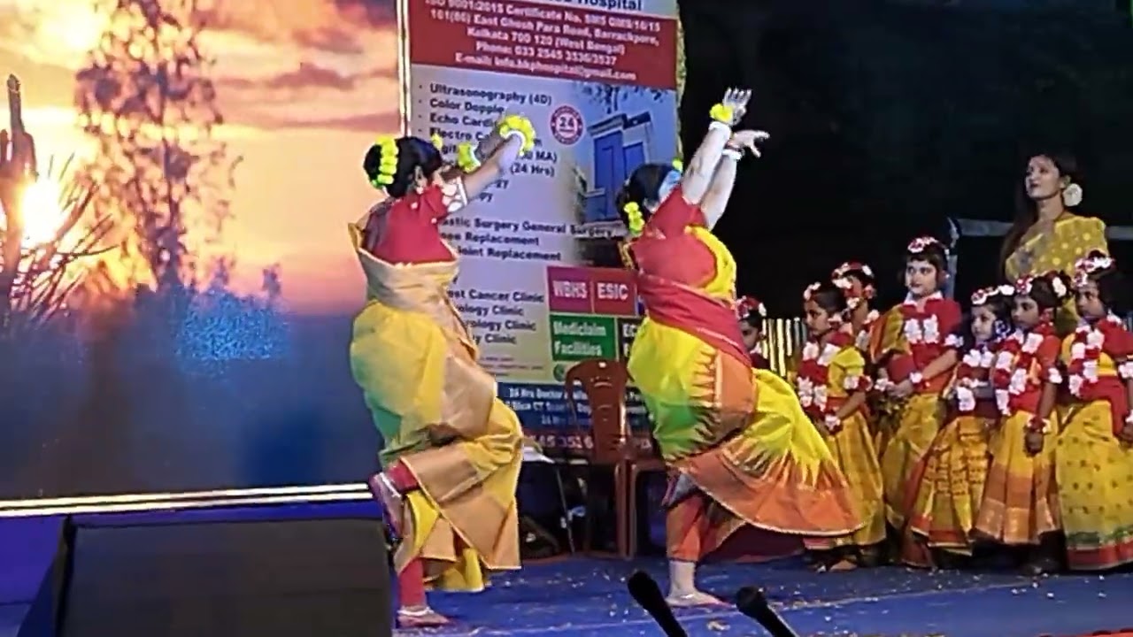 আজি বসন্ত দিনে রাঙায়াই দিয়ে যাও / Dance cover by sathi  #dancevideo