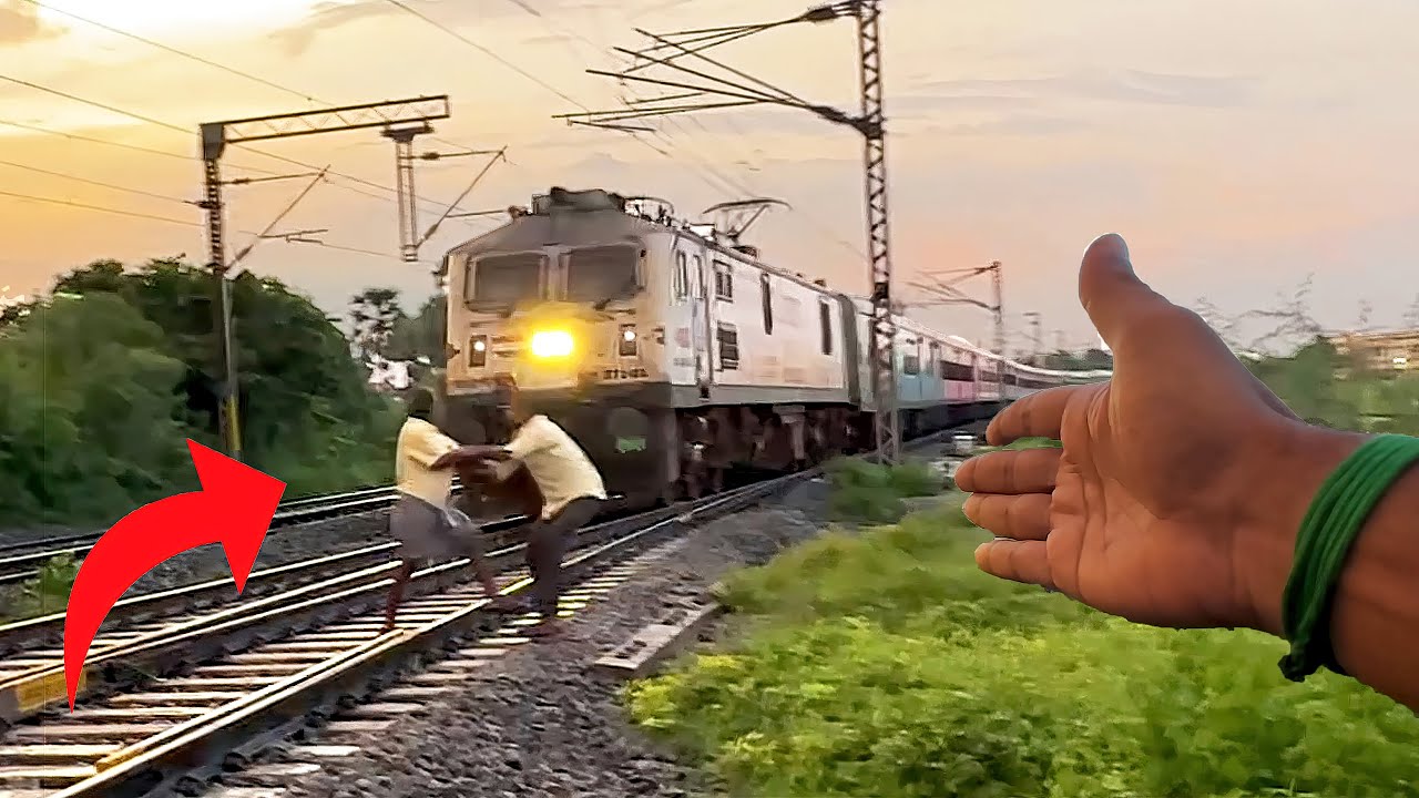 Train ALMOST HITS People | 17 Dangerous HIGH SPEED Train Videos