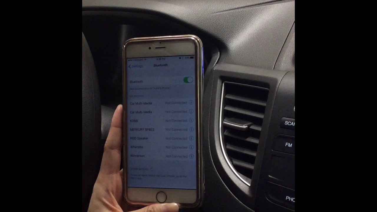 How to connect Bluetooth to your 2013 Honda CR-V.