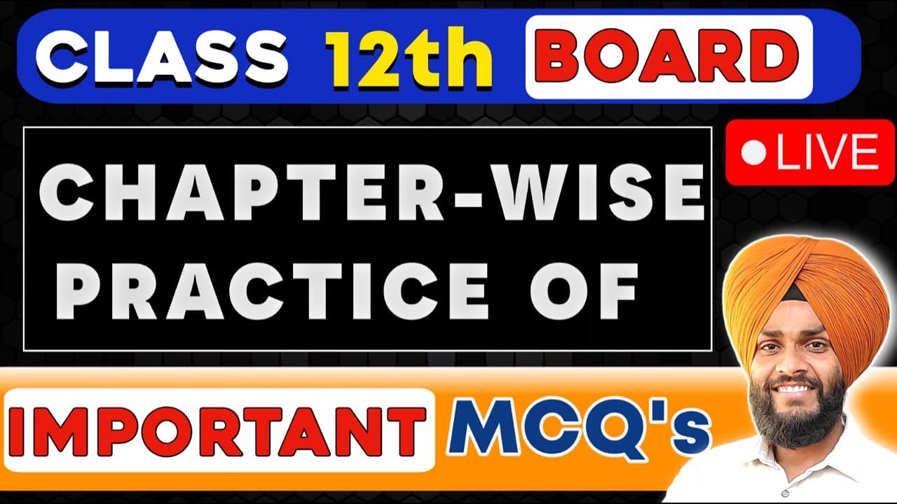 3rd LIVE |Class12th Maths Important Questions for board Exam 2026