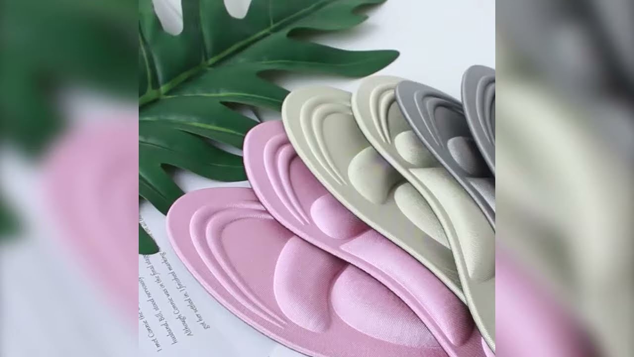 4D Cushioning Insole, with Heel Protection, Sweat & Shock Absorption, Deodorization & Breathability