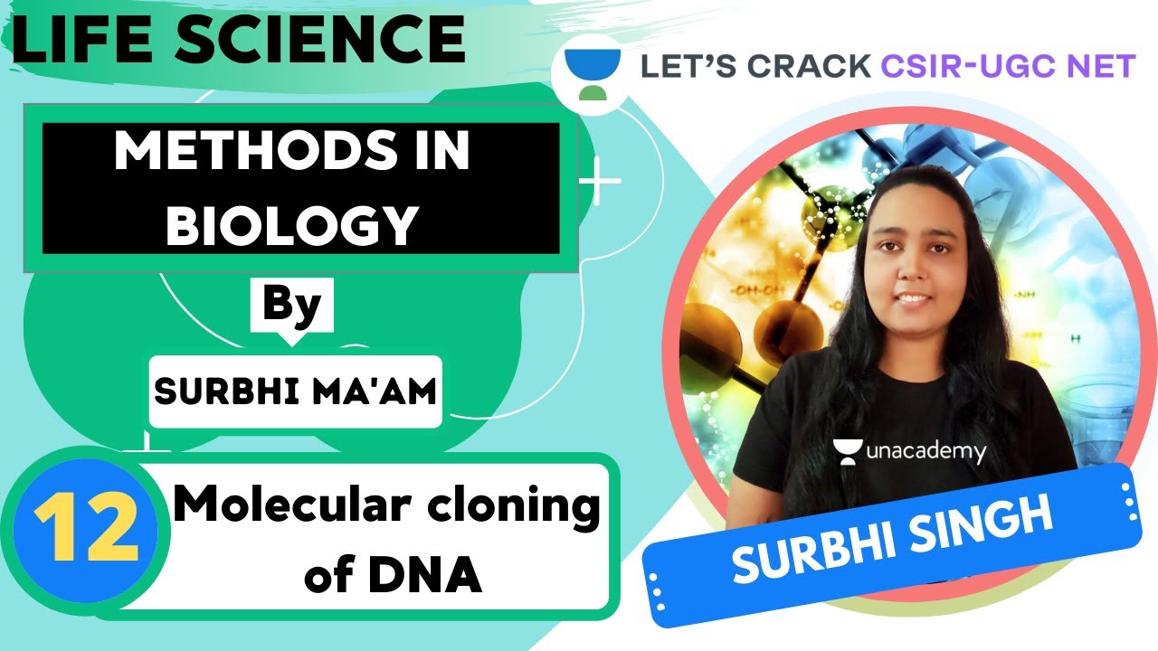 Molecular cloning of DNA | Methods in Biology | CSIR - UGC NET | Surbhi Singh