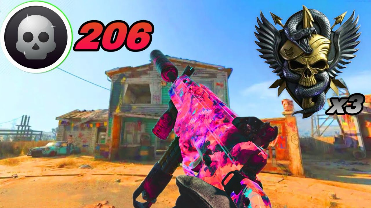 206 KILLS + TRIPLE NUKE w BEST GUN on NUKETOWN | Call of Duty: Black Ops Cold War (No Commentary)