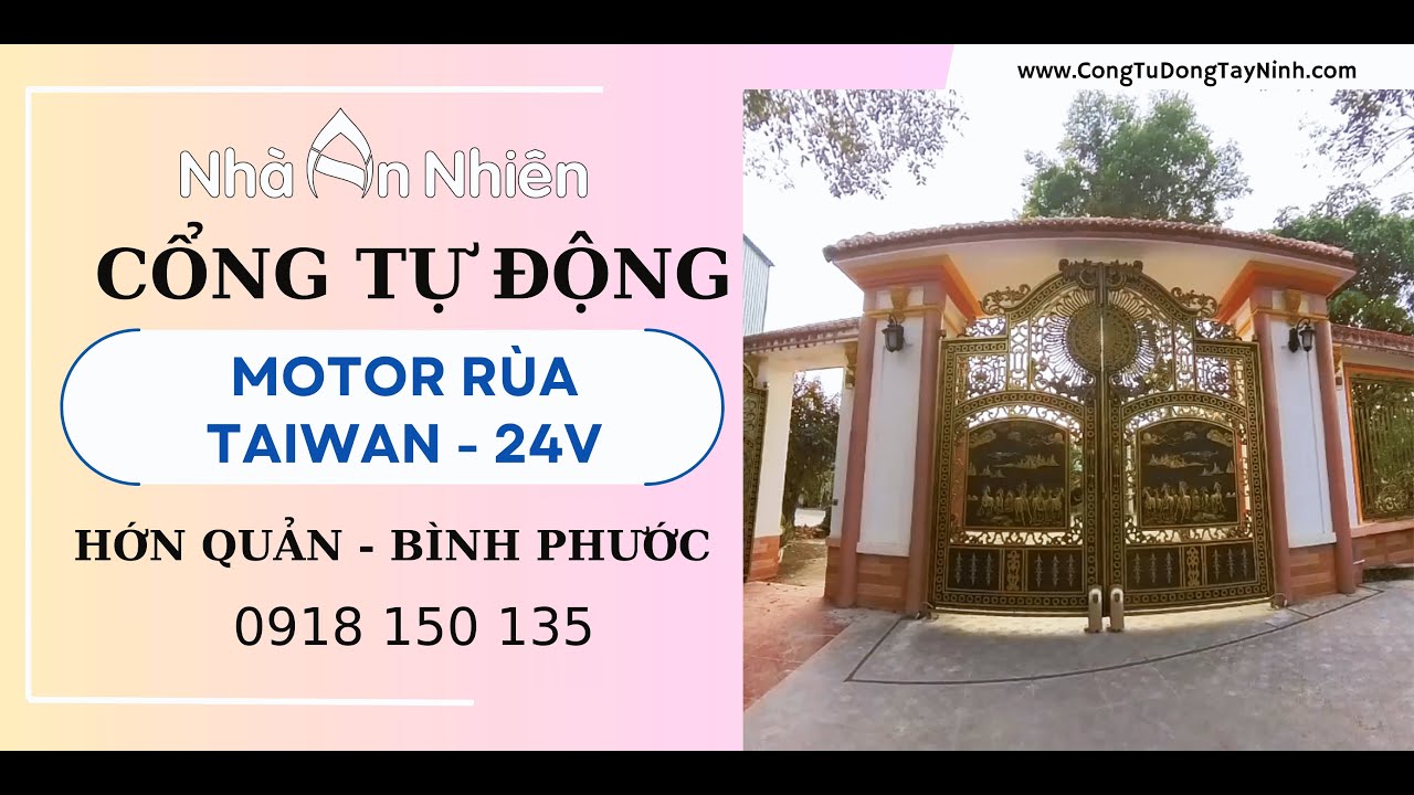 Cổng Tự Động Motor Rùa Taiwan | Anh Dinh - Hớn Quản - Bình Phước | Hotline: 0918.150.135