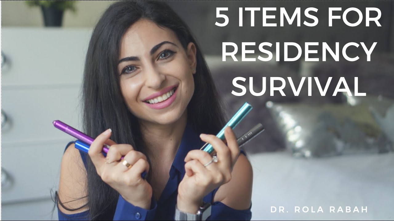 5 Items for Surviving Residency
