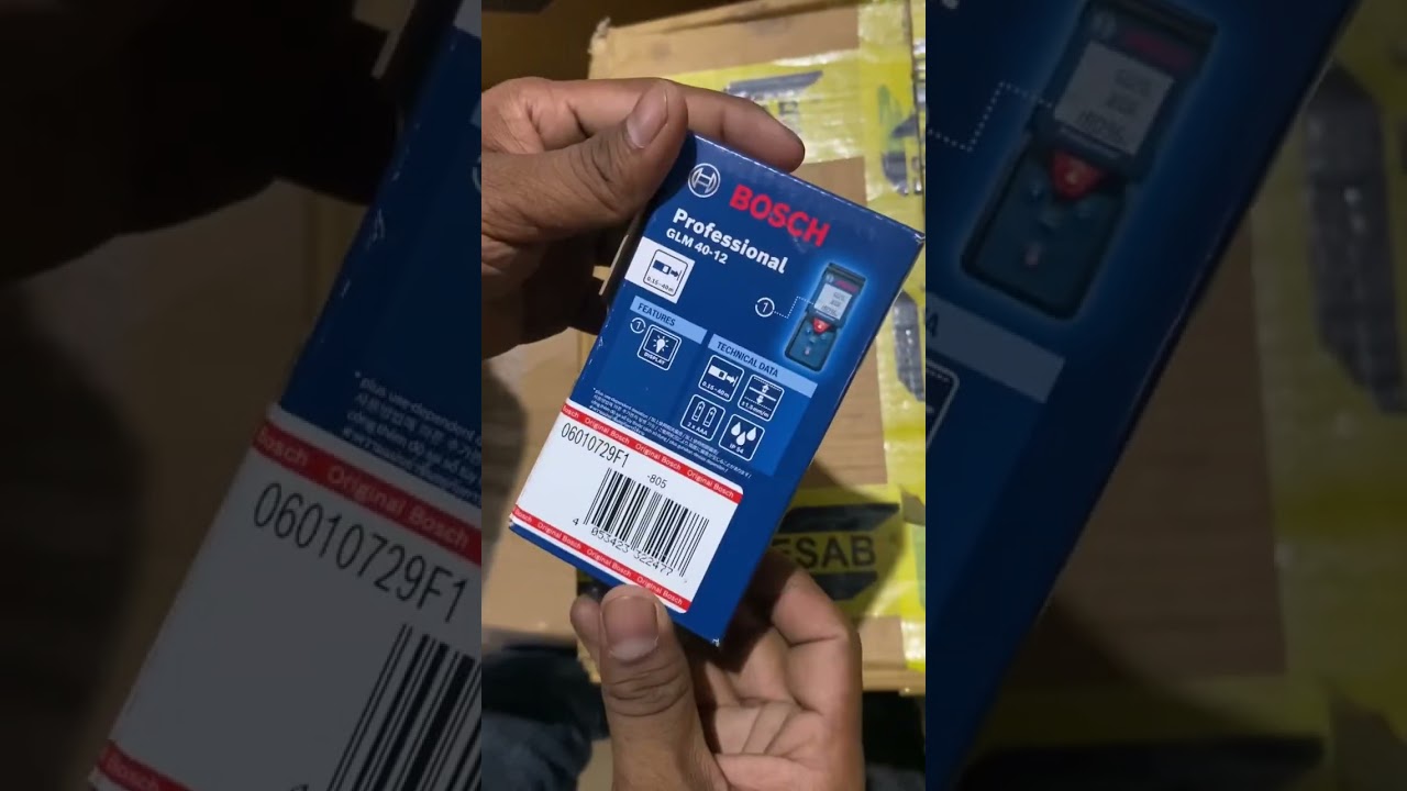 BOSCH GLM 40-12 Professional Laser Distance MeasurerLaser Class 2, Range up to 40 m, 0.15 m|