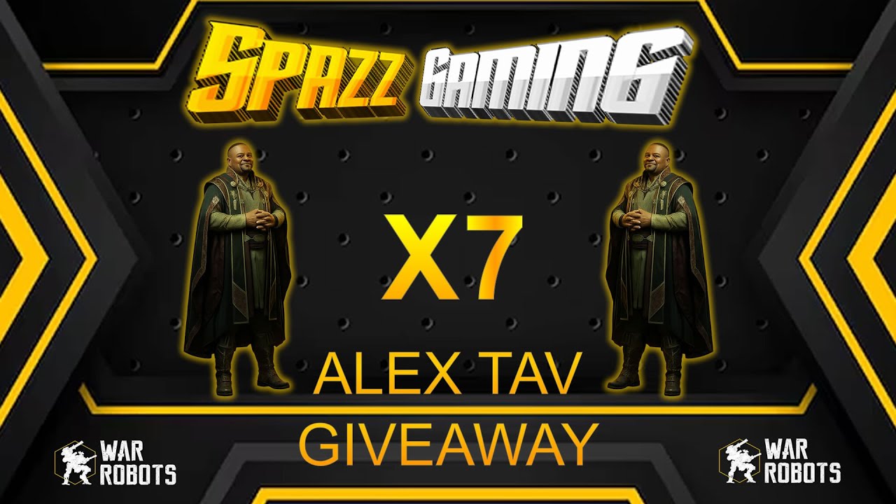 🔴WAR ROBOTS [WR] GIVEAWAY TAV X 7 | #WRwinTav