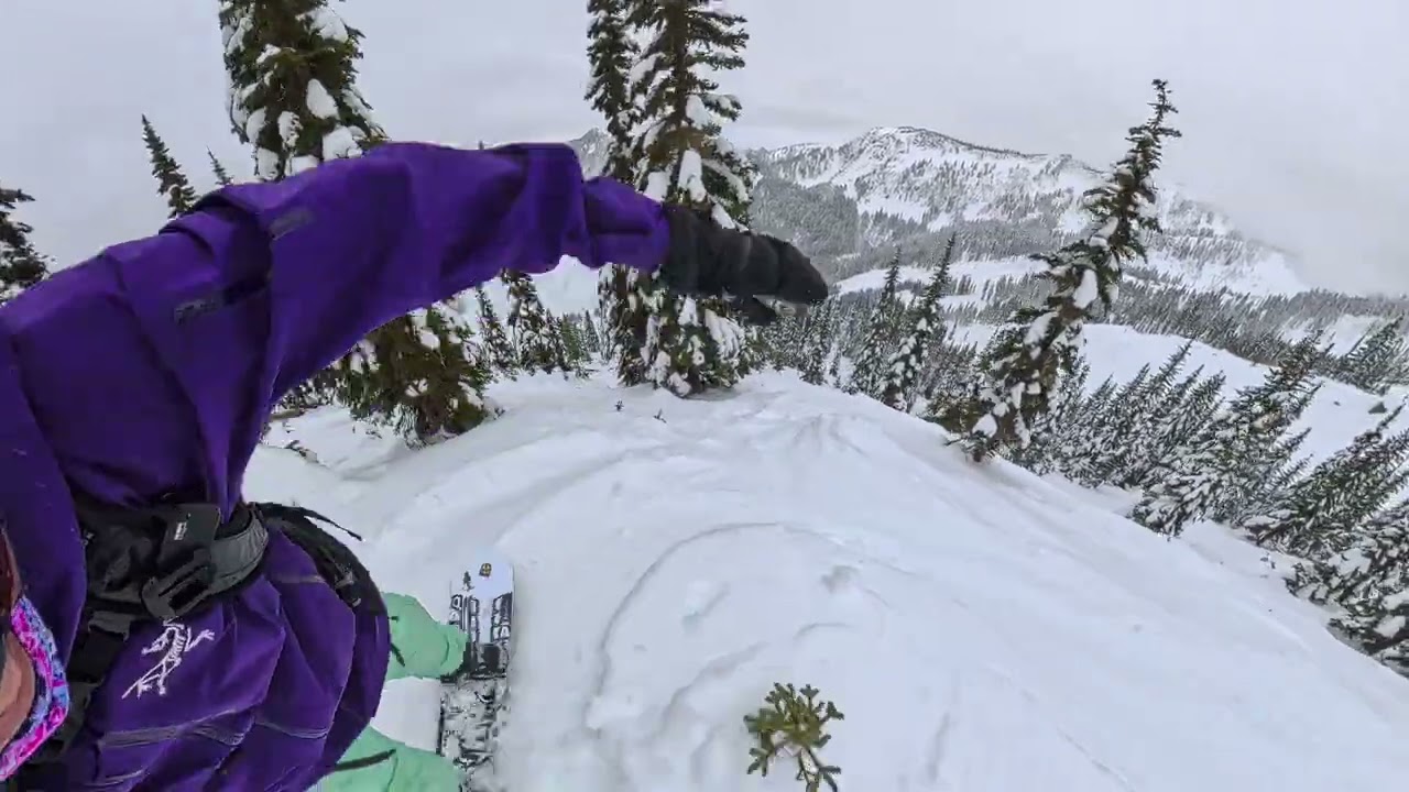 25/26 Day 08 Run 03 Stevens Pass Snowboarding January