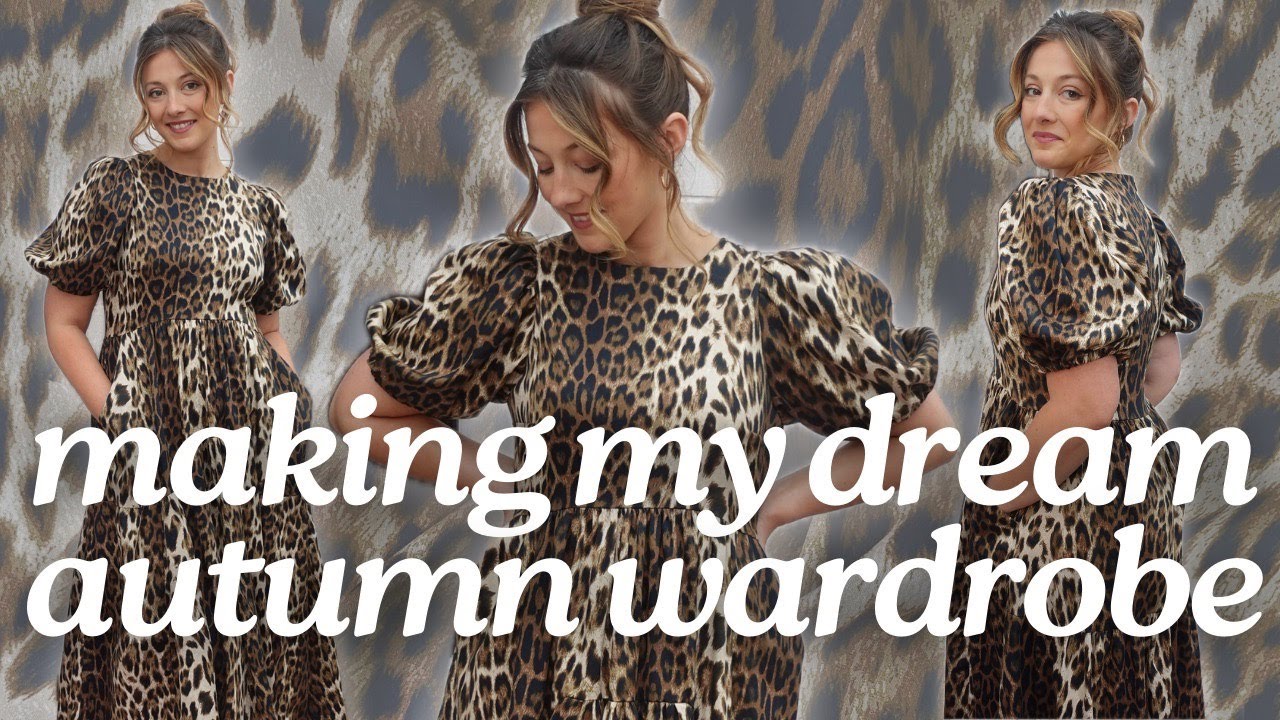 Making my dream Autumn wardrobe PART 1 🍂 sewing the viral Know Me ME2016 dress pattern
