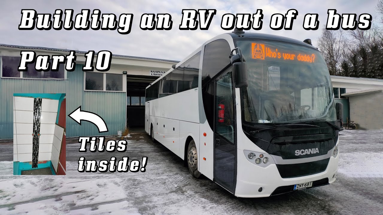 [10] Bussista asuntoautoksi, osa 10: Koko vappuviikko meni laatoittaessa