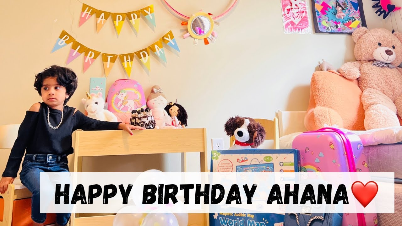 Happy Birthday Ahana | birthday vlog | मराठी vlog | Rushitra vlog