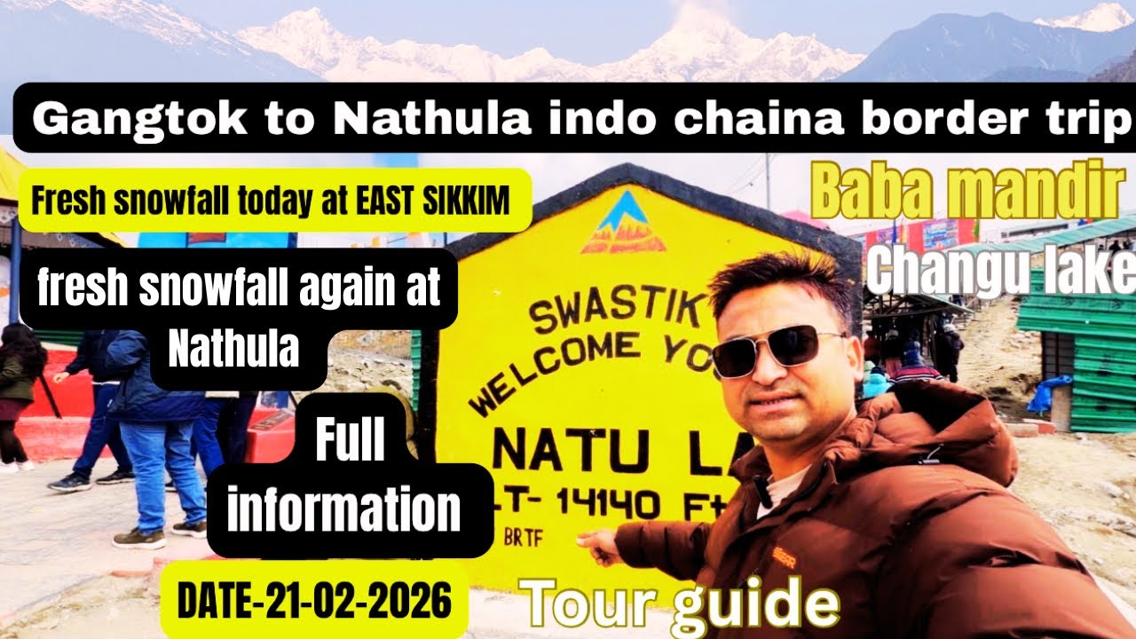 North Sikkim latest update | changu lake Baba mandir | Gangtok to Nathula tour | sikkim recent Vlogs