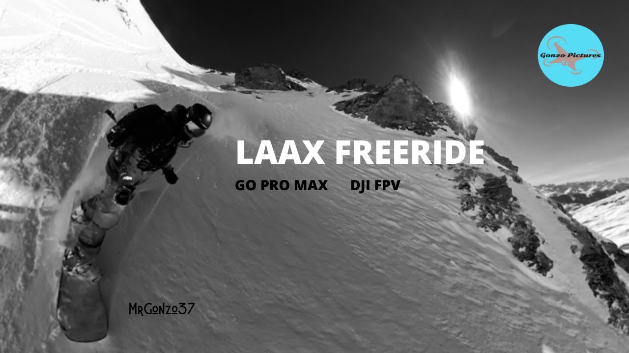 Laax Freeride 21/22 #bataleon#laax#freeride#gopromax#djifpv#snowboarding