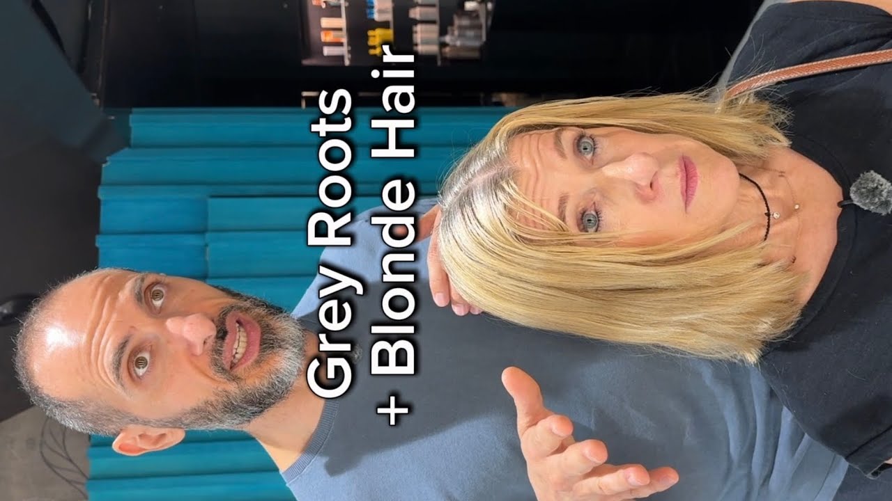 ✨ Blonde Hair on Silver Roots
