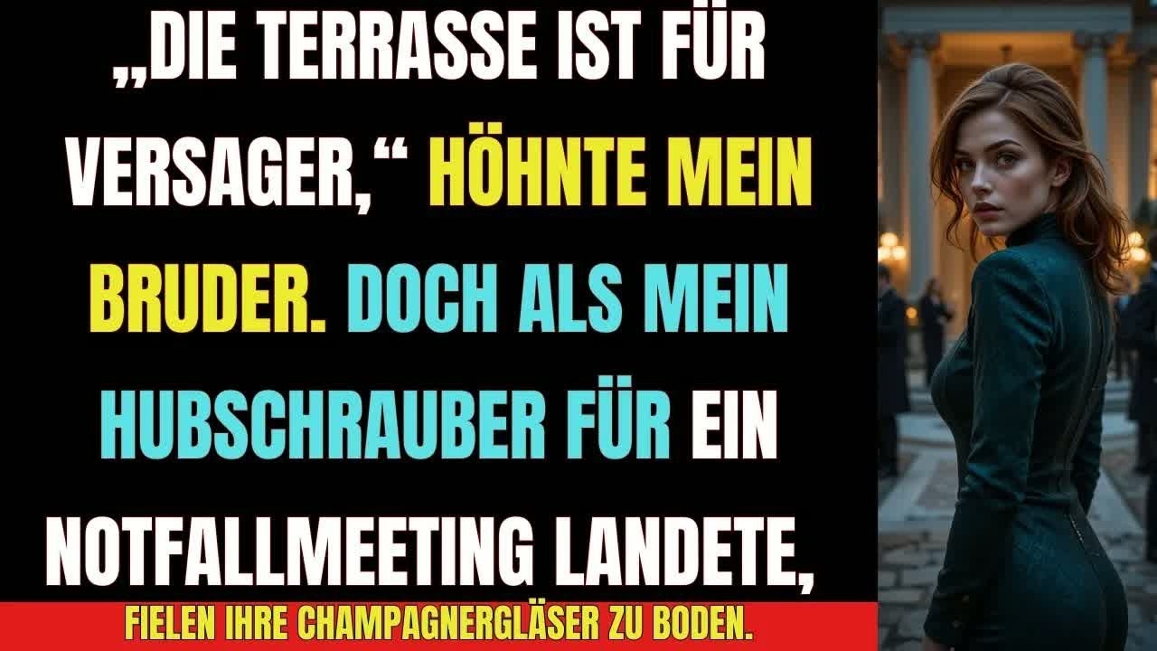 👉 „Die Terrasse ist für Versager“ – bis mein Hubschrauber landete
