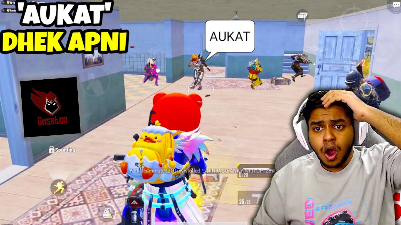 WORLD's FASTEST 1vs4 EVEN GIRL STREAMER ABUSED HIM ?? CASETOO BEST Moments in PUBG Mobile