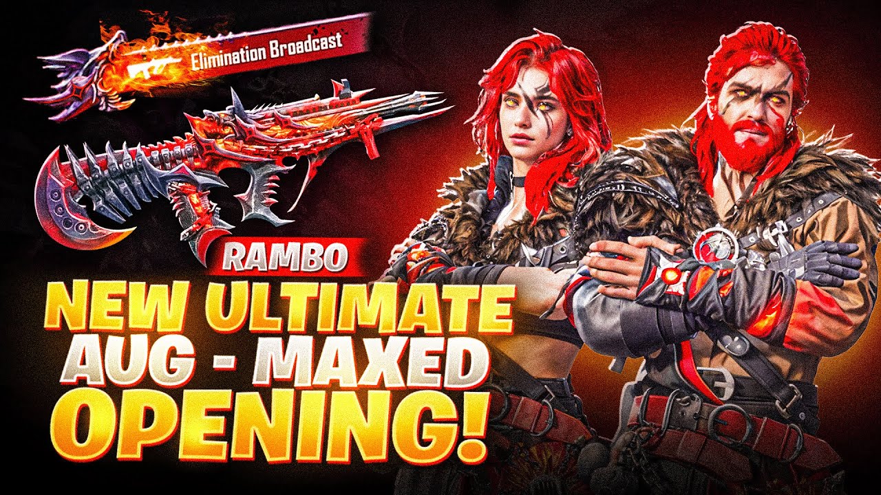 PUBG Mobile Wrath Of Vengeance Lucky Spin Opening + Maxing The New AUG 28,000 UC 😍🔥 || Rambo