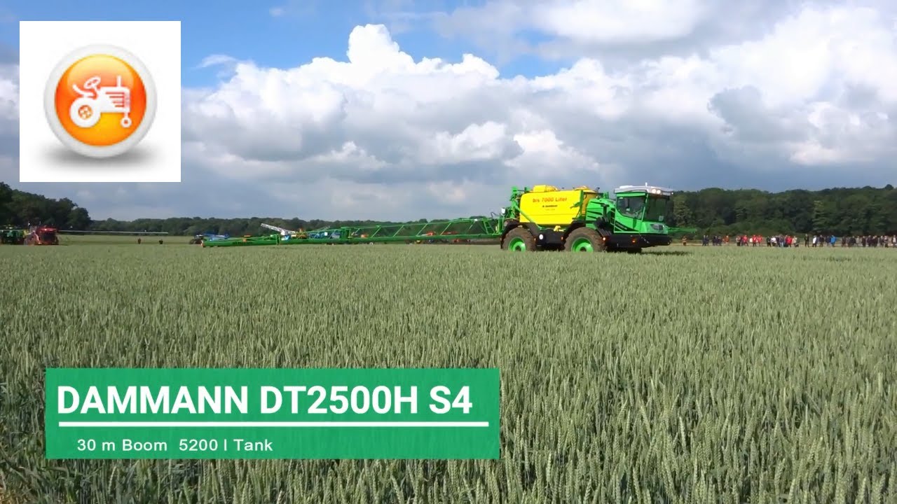 DLG Feldtage 2016 | Dammann DT2500H S4 self propelled sprayer in demonstration field