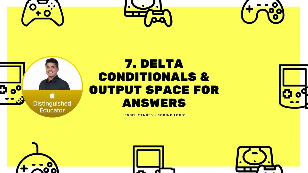 7. Delta Conditionals & Output Space for Answers. Quadratic equation solver. SwiftUI iPad.