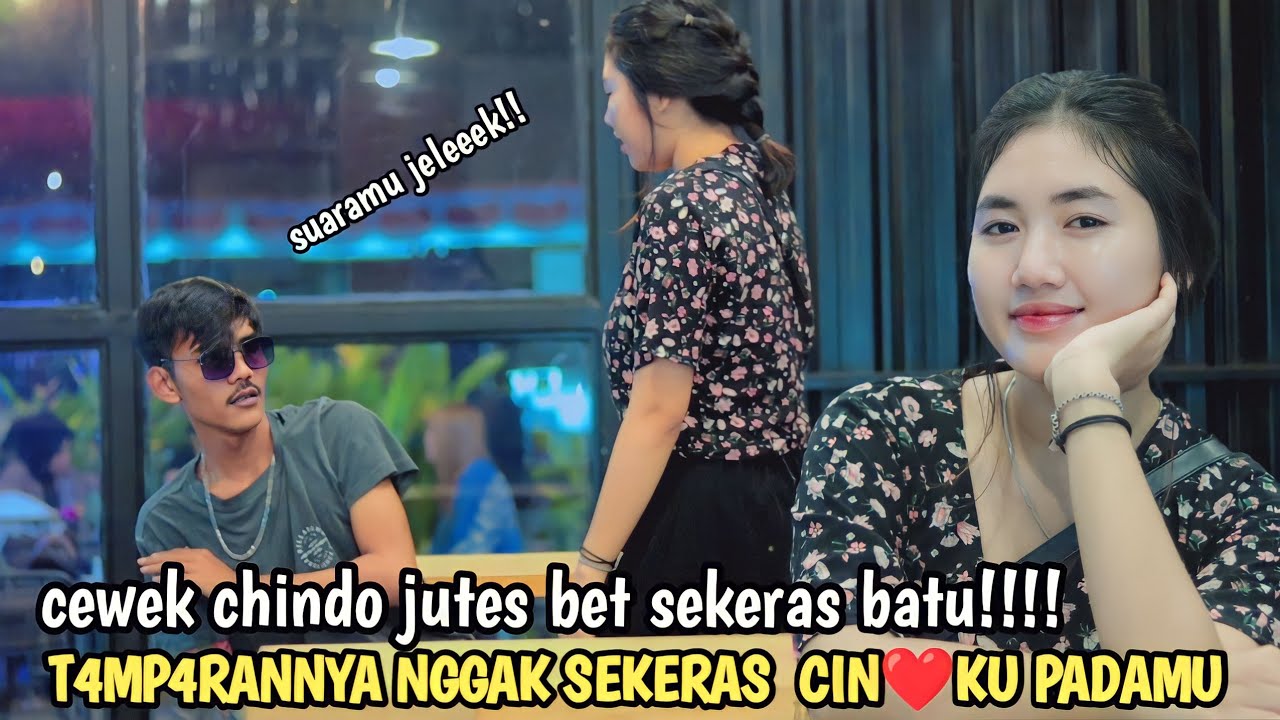 CEWEK CHINDO EMOSI SAMPE N4MPAR!!SETELAH MENDENGARKAN SHOLAWAT MALAH??