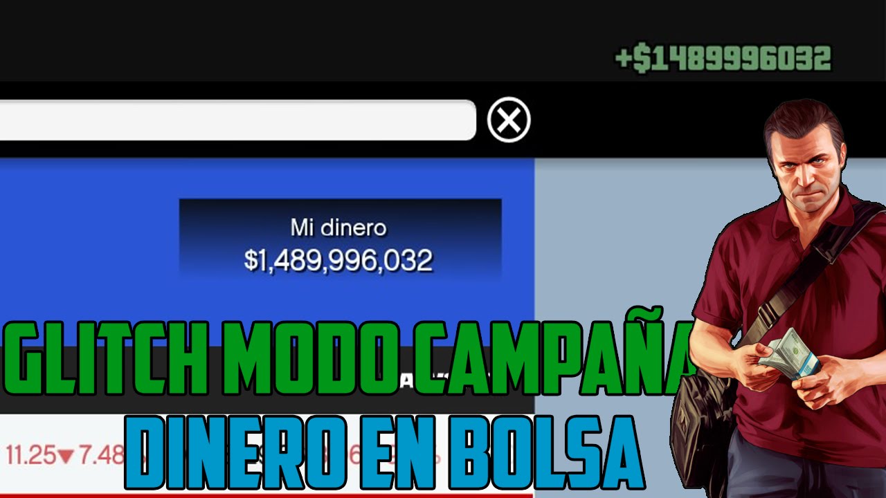 GLITCH DINERO EN BOLSA MODO INDIVIDUAL - GTA V