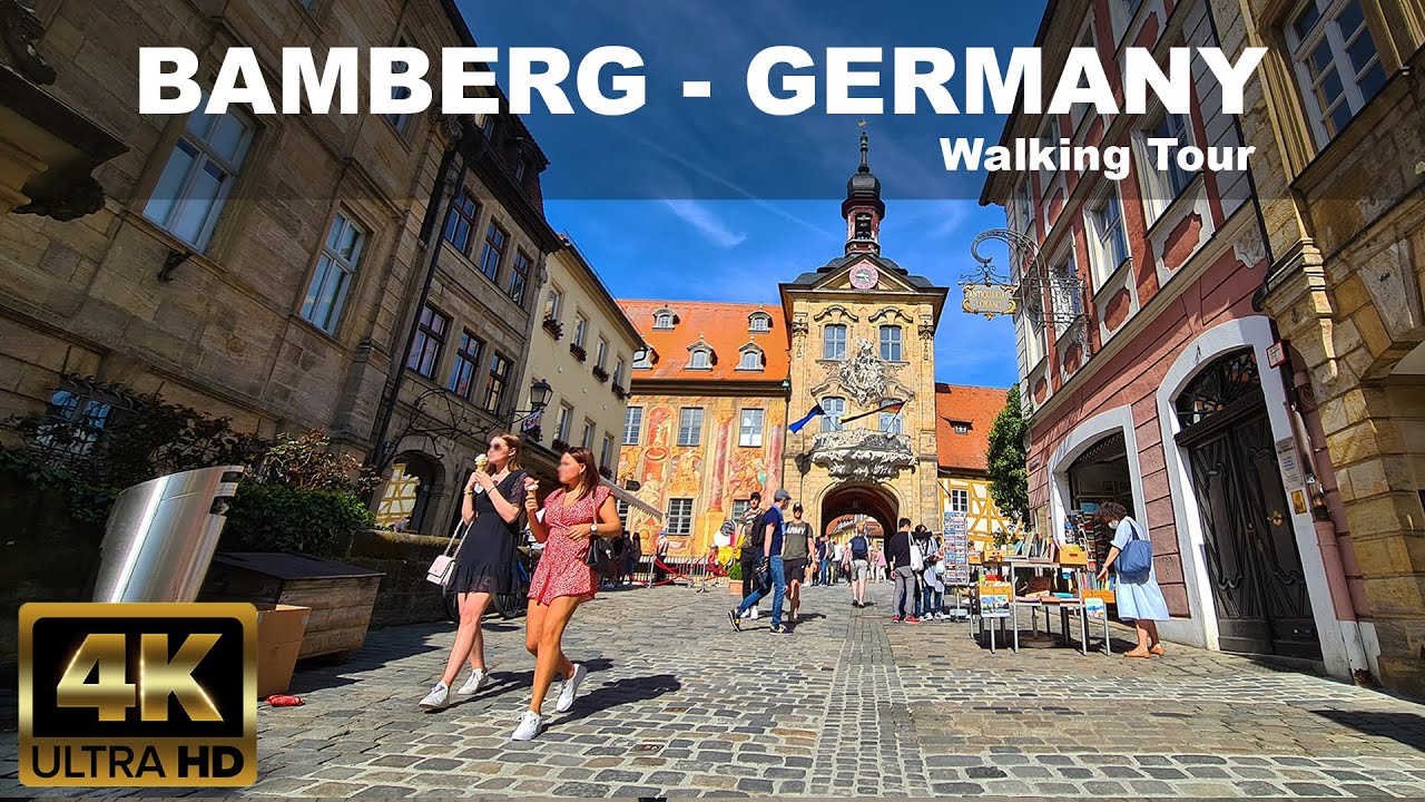🇩🇪 BAMBERG - GERMANY - 4K Walking Tour - UNESCO WORLD HERITAGE