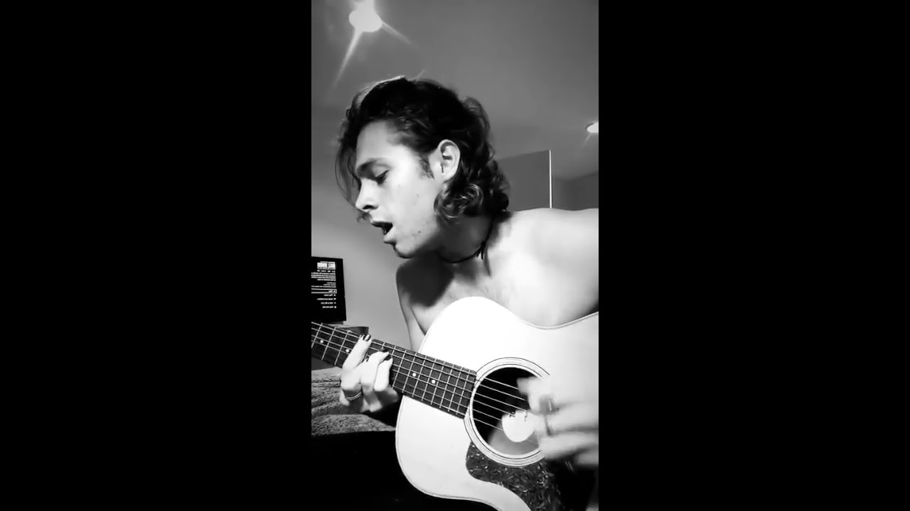 Luke Hemmings singing on his Instagram Story 2017-2018