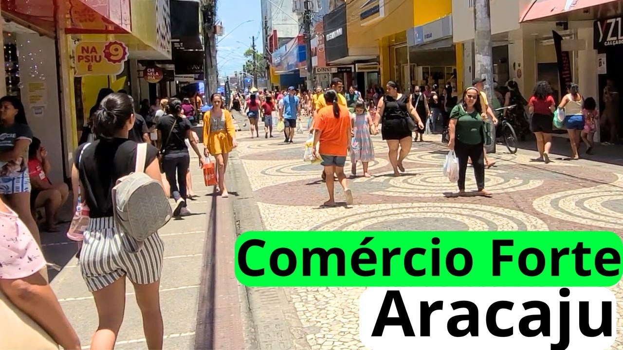 💪 Aracaju tem um Comércio que não Para! Veja Como é o Movimento nas Ruas!