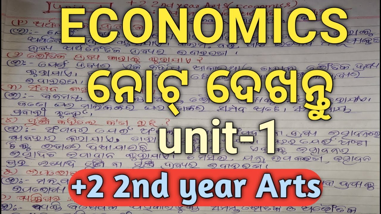 Economics Notes|Introductory Micro Economics Class 12 Chapter 1|Chse Learning Hoop|Class12 Economics