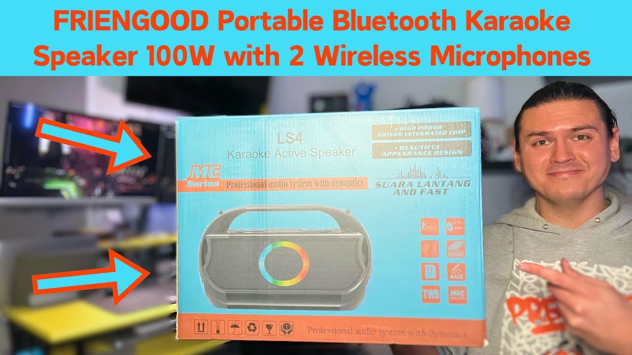 What To Know About The FRIENGOOD 100W Portable Karaoke Speaker!