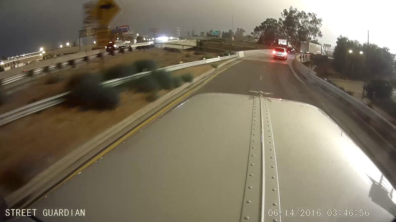 Maywood, CA magnesium explosion from dashcam