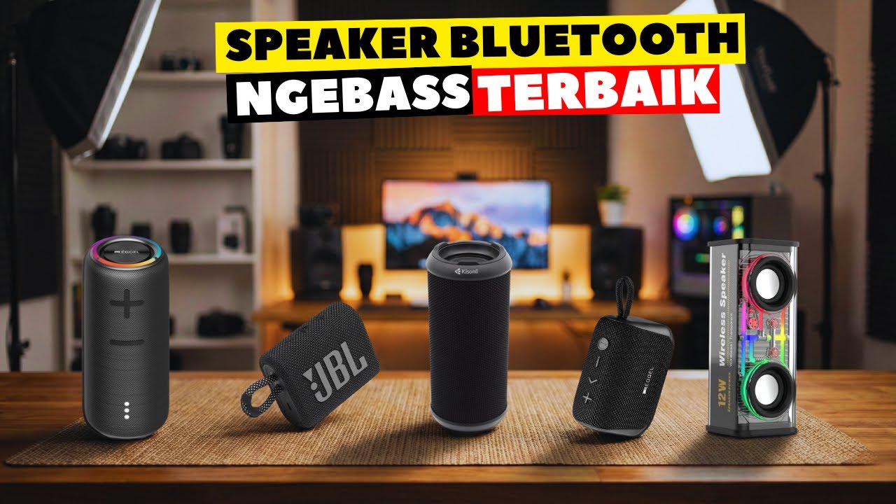 Rekomendasi Speaker Bluetooth Bass Terbaik |  ukuran Mini Murah Berkualitas Bass Mantap 100 Ribuan