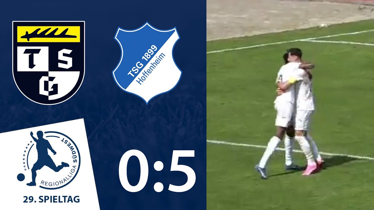Kantersieg für die Hoffenheimer | TSG Balingen - TSG Hoffenheim II | 29. Spieltag RLSW