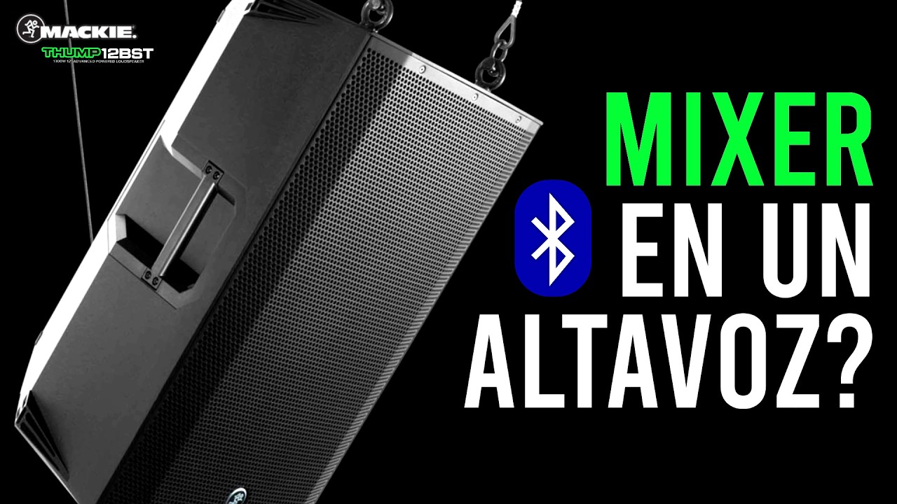 MACKIE THUMP 12 BST: NO PESA NADA!📱🎤ALTAVOZ AMPLIFICADO de 12 PULGADAS  (2024)