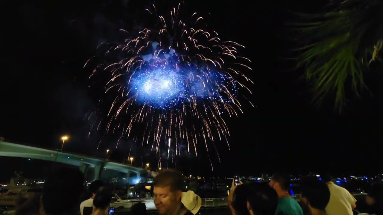 Coachman Park July 4th Fireworks in Clearwater FL