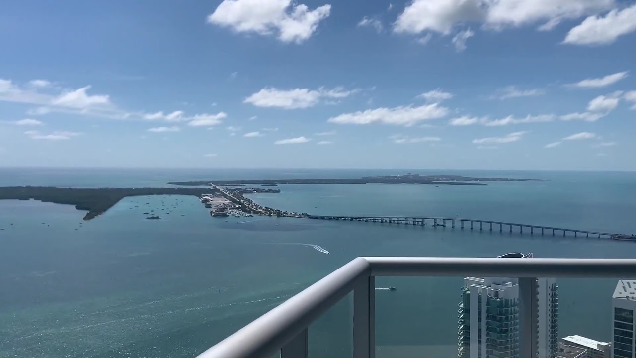 75th Floor view at Panorama Brickell