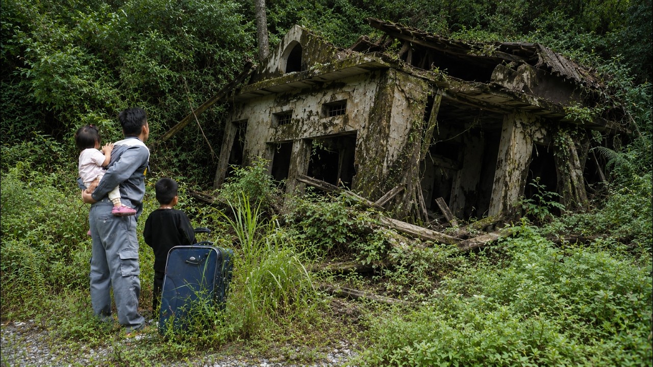 Evicted from his home, this single father has dramatically revitalized a 90-year-old abandoned house